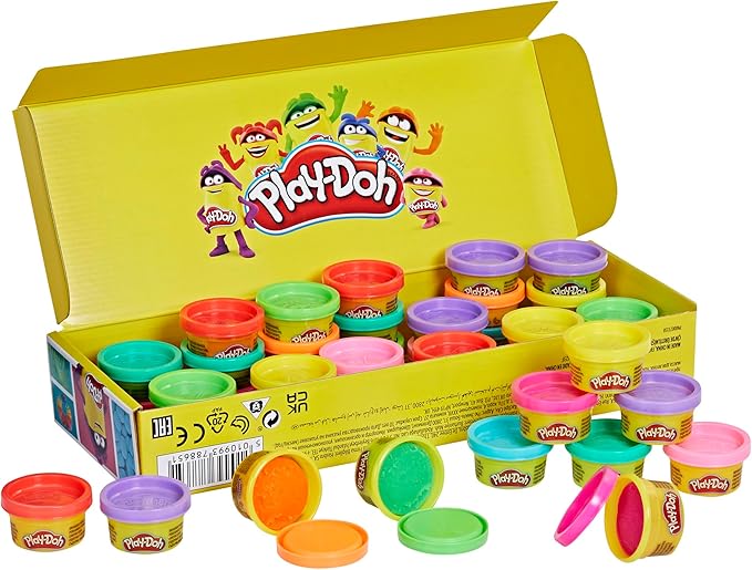Play-Doh Bulk 42-Pack of 1-Ounce Cans, Easter Basket Stuffers for Girls & Boys, Party Favors, Kids Arts & Crafts, Preschool Toys, Ages 2+ (Amazon Exclusive)