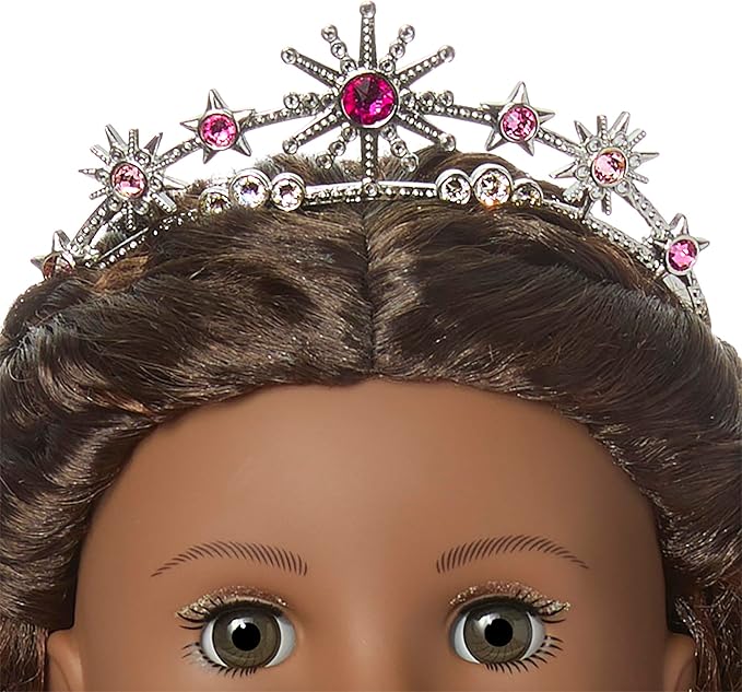 American Girl 2024 Pink Stardust Holiday Collector Doll with Swarovski Crystals – Brunette