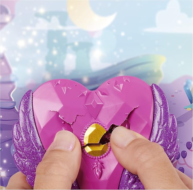 Hatchimals Pixies Riders, Crystal Charlotte Pixie and Draggle Glider Set with Mystery Feature