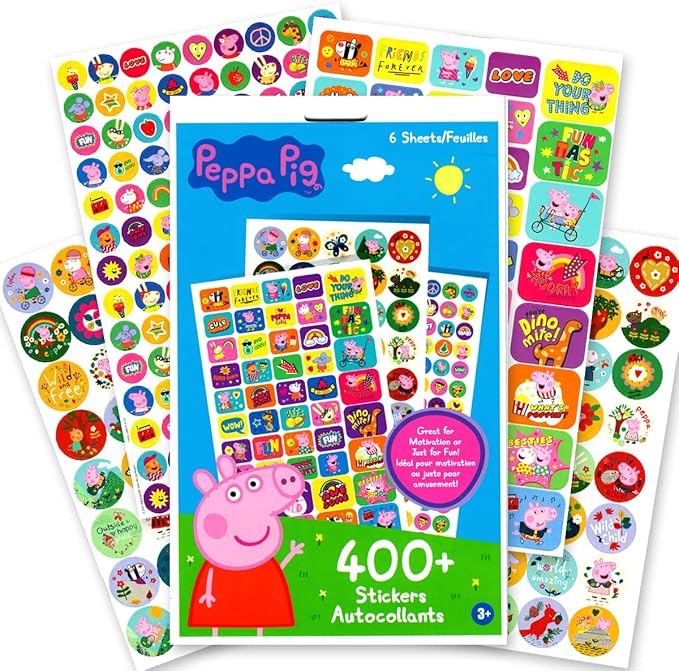 Peppa Pig Coloring and Activity Book Super Set for Kids - Bundle with Coloring Book, Sticker Activity Pack and More