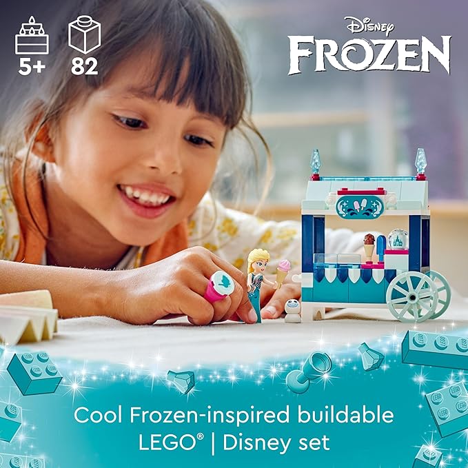 LEGO 43234 Disney Princess Elsas Eisstand, Eismaschine, Mini-Schneemann
