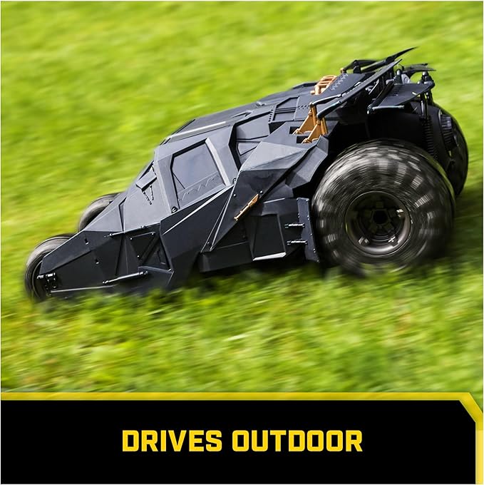 DC Comics Batman, Official Batmobile Tumbler RC, 1:15 Scale, 85th Anniversary Dark Knight Trilogy Special Edition Collectible Kids Toys for Boys Ages 4+