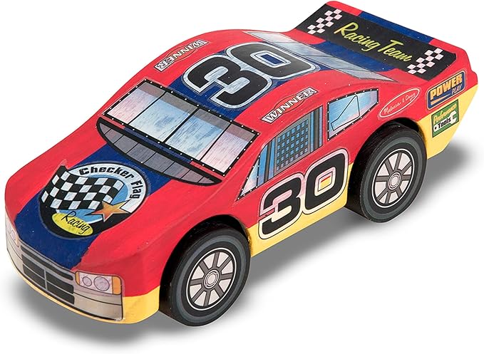 Melissa & Doug Decorate-Your-Own Wooden Race Car Craft Kit