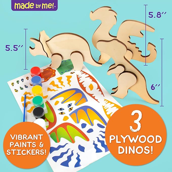 Made By Me Paint Your Own 3D Dinos & Friends