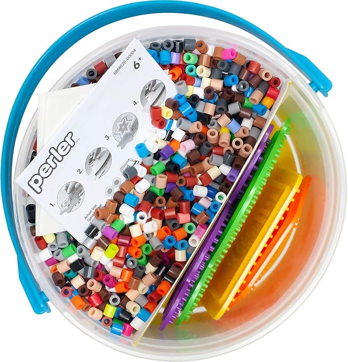 Perler Woodland Creatures Fuse Bead Bucket Craft Activity Kit, 6006 pcs