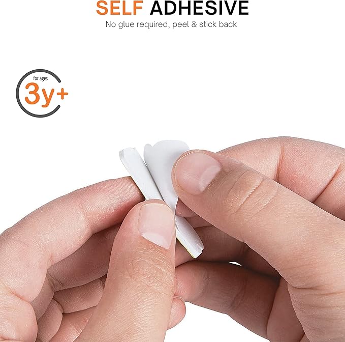 4E's Novelty Scarecrow Fall Crafts for Kids (12 Pack) Foam Self Adhesive, Crafts for Kids Bulk with Magnet, Halloween, Thanksgiving DIY Party Favors Activity for Ages 3-12