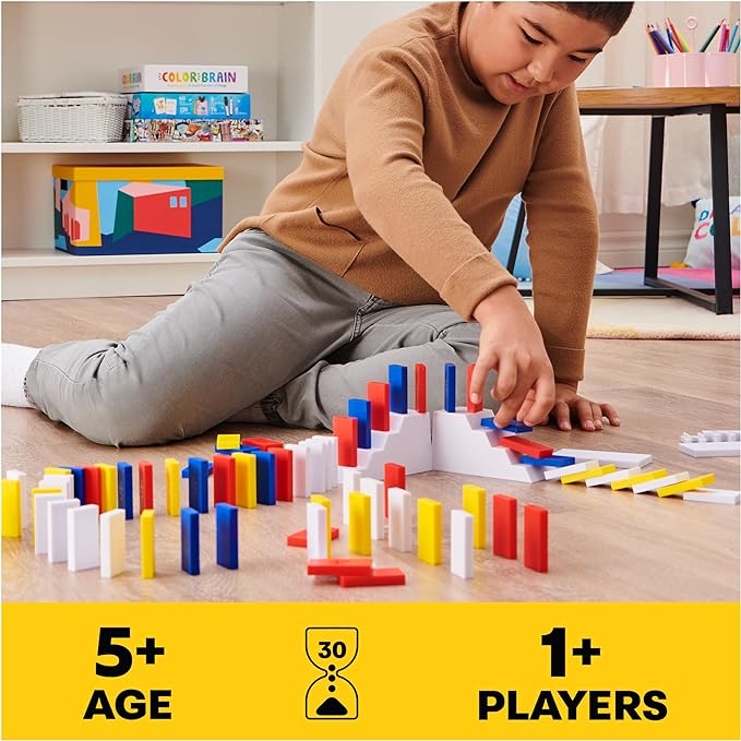 Spin Master Games, Lily Hevesh H5 Domino Creations 100-Piece Dominoes Set, Kids Games, Building Toys, Classic Game, Dominoes for Adults, Ages 5+