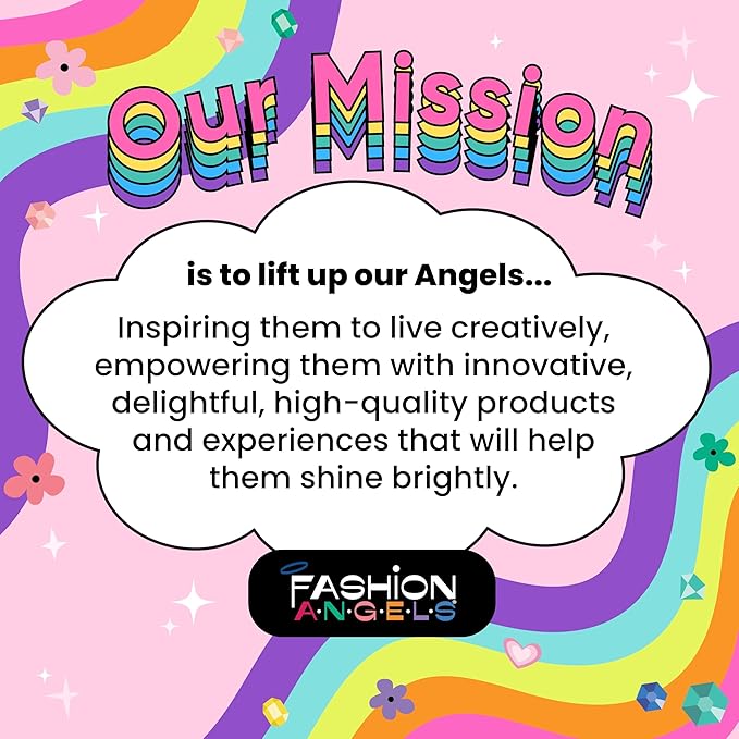 Fashion Angels Unicorn Sticker Book - 1000+ Magical Stickers for Girls - Unicorn Party Favors - Kawaii Unicron Stickers for Laptops, Water Bottles, Scrap Books - Ages 6 and Up