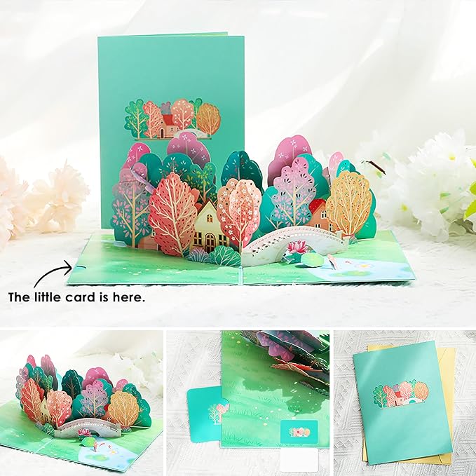 Alizdd Micro Building Blocks Sets，A-Frame Lakeside Cabin House Architecture and Flowers Garden Building Kit for Adults，Cute Toy Building Sets Model，Creative Mini Bricks Gift for Kids 14+，2688 PCS