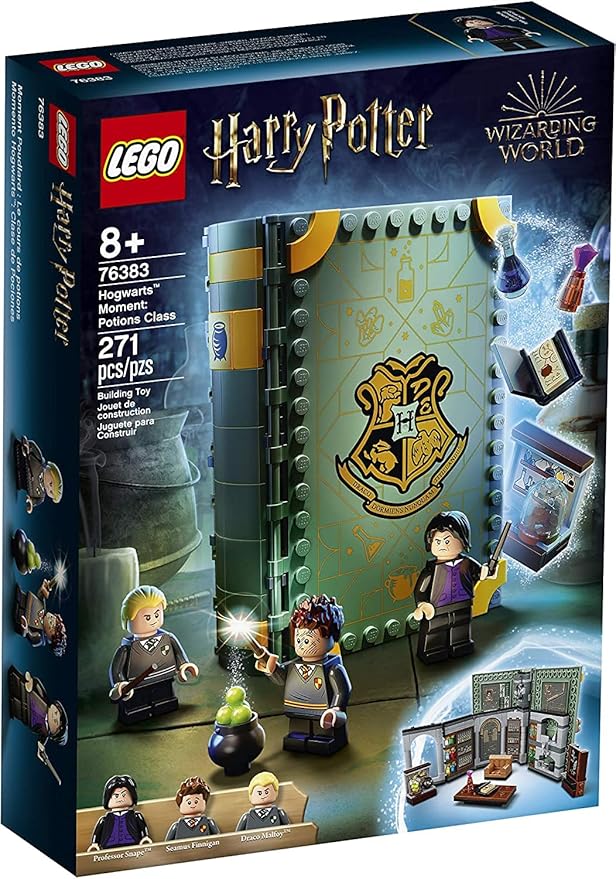 LEGO Harry Potter Hogwarts Moment: Potions Class 76383 Brick-Built Playset with Professor Snape’s Potions Class, New 2021 (270 Pieces)
