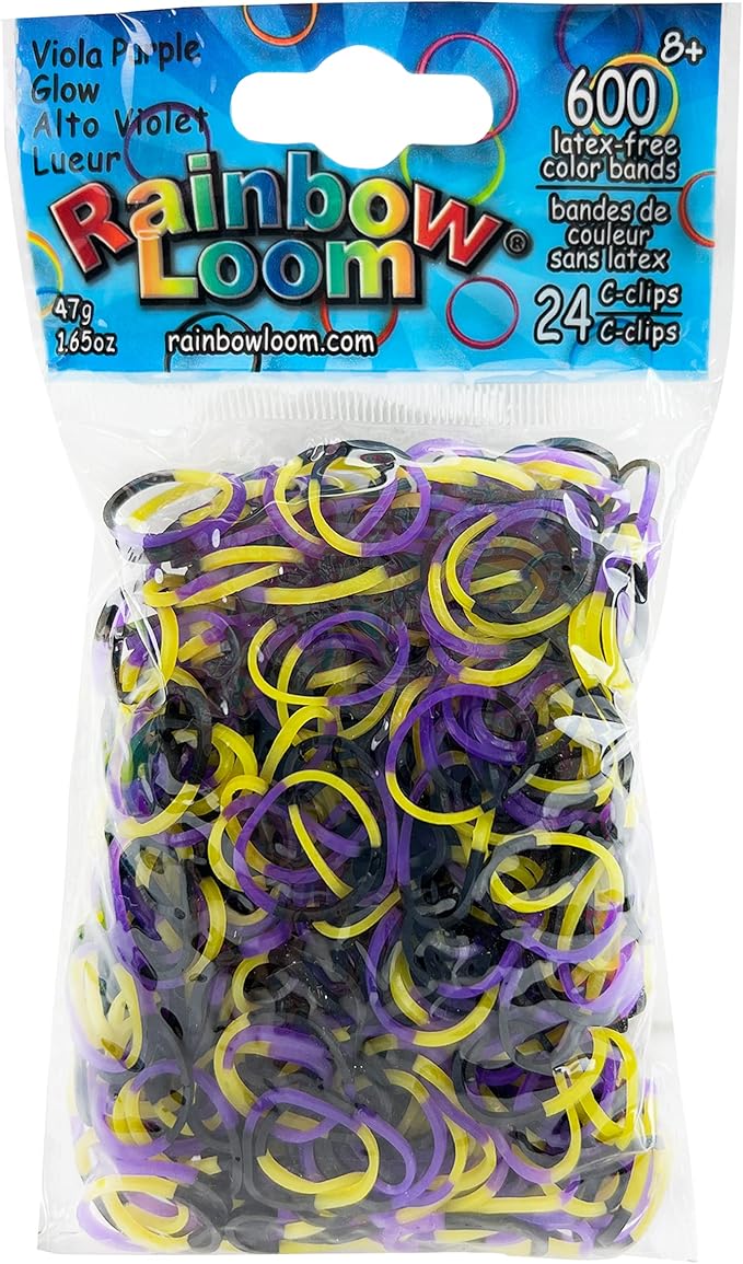 Rainbow Loom Viola Purple Glow
