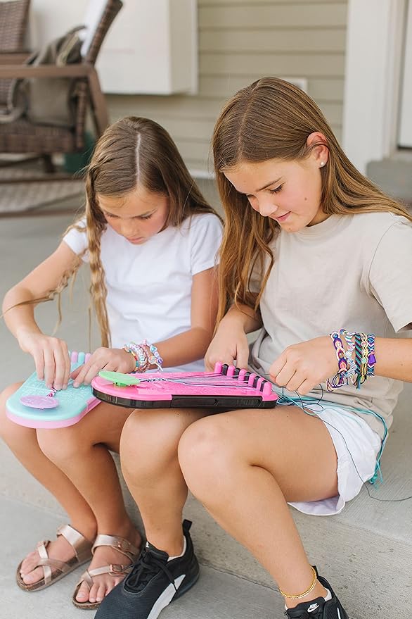 Choose Friendship, My Friendship Bracelet Maker®, an American Original | 20 Pre-cut Threads - Makes Up to 8 Bracelets | Craft Kit, Kids Jewelry-Making Kit, Gifts for Girls 8-12