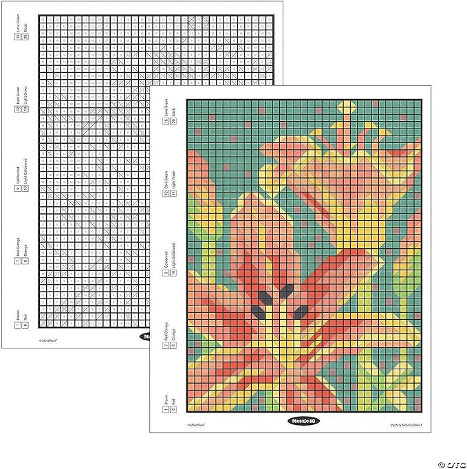MindWare Color by Number Mystery Mosaics: (Book 5)