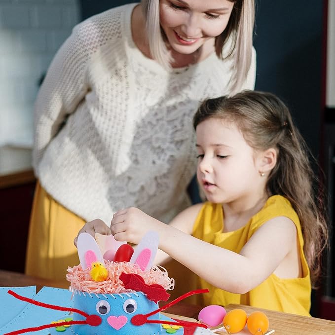 Easter Hat Kit for Children DIY Easter Chick Bunny Egg Crafts Kit