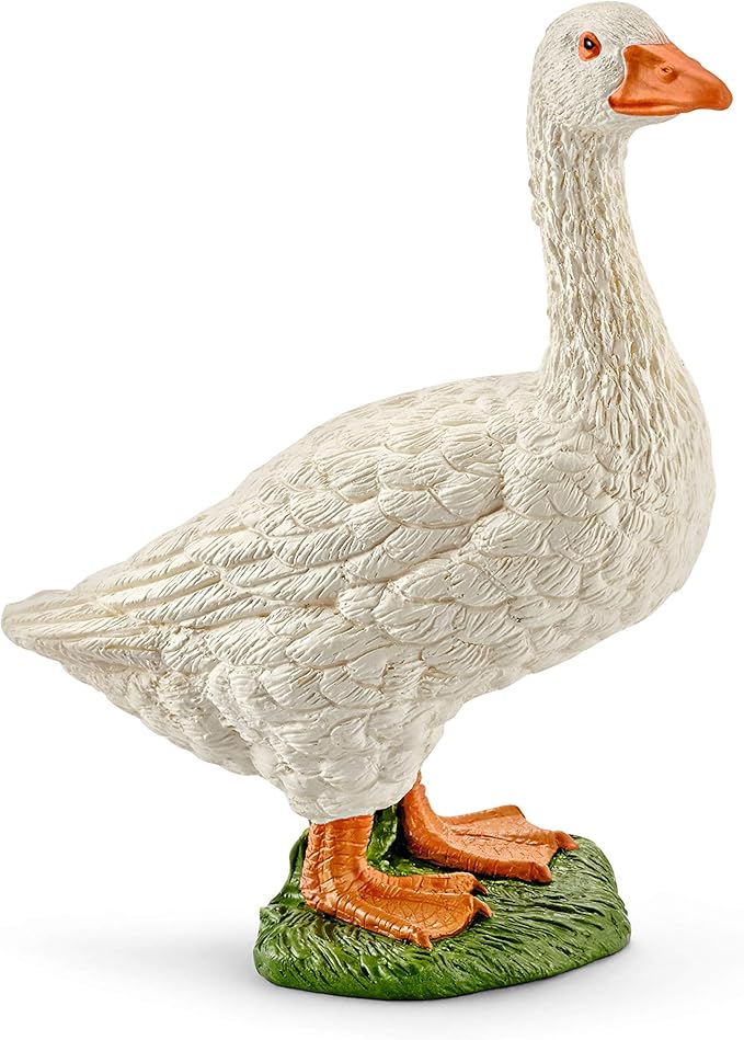 Schleich Farm World Realistic Farm Animal Figurines - 5pc Kids Educational Farm Barn Toys with Realistic Horse, Cow, Cat, Dog, and Goose, Farm Adventure Play for Boys and Girls, Gift for Kids Age 3+