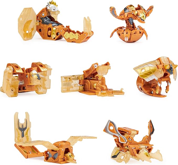 Bakugan Ultimate Viloch, 7-in-1 Exclusive Bakugan, Includes BakuCores and Trading Cards, Geogan Rising Collectible Action Figure Kids Toys for Boys