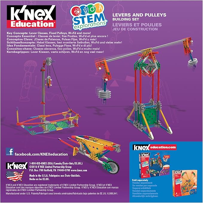 K'NEX Education STEM EXPLORATIONS: Levers & PULLEYS Building Set Building Kit