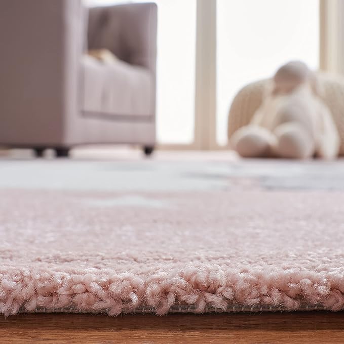 SAFAVIEH Carousel Kids Collection Accent Rug - 2'3" x 4', Pink & White, Koala Design, Non-Shedding & Easy Care, Ideal for High Traffic Areas for Boys & Girls in Playroom, Nursery, Bedroom (CRK195U)