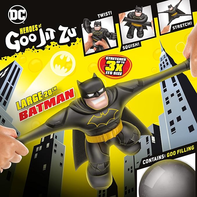 Heroes of Goo Jit Zu DC Supagoo Batman - Supersized 8" Jumbo Figure, Multicolor (41167)