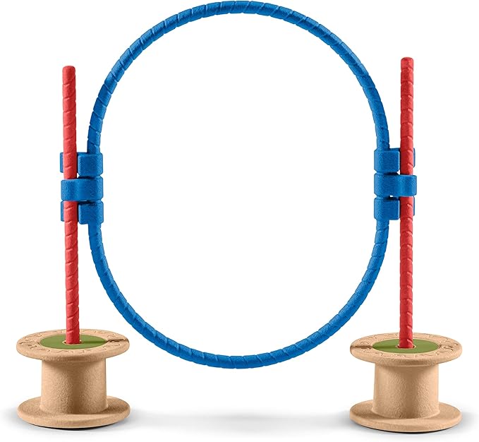 Schleich Farm World, Horse Toys for Kids, Pony Agility Race Playset with Horse Figurines and Accessories 22-piece set, Ages 3+