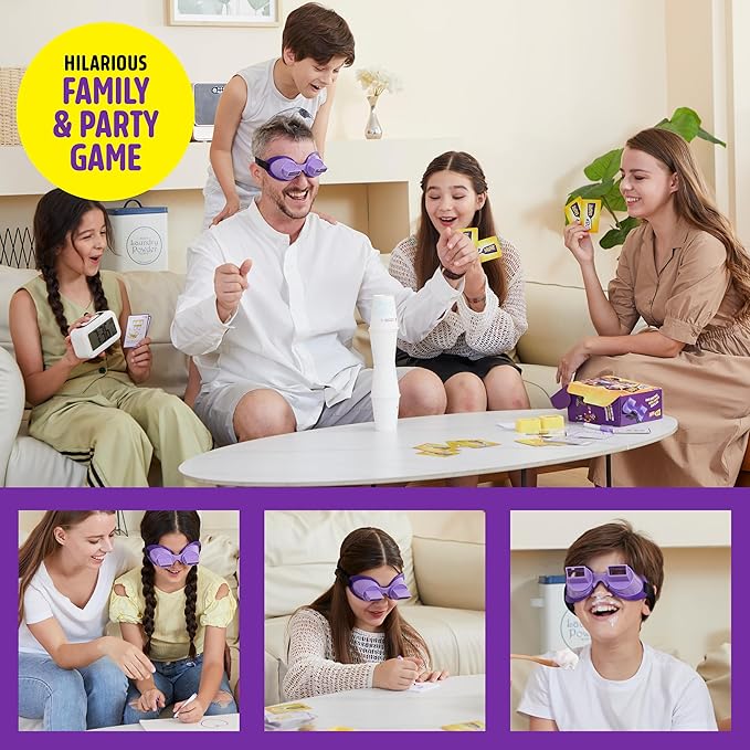 Upside Down Goggles Challenge FlipSight Family Game for Kids and Adults - Kid Games for Boys & Girls 8-12 - Gifts for 9 Year Old Boy - Fun Stuff - Funny Cool Family Night Party - Teen Toys for Kids