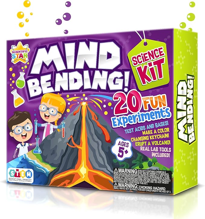 Science Set of Experiments for Kids 20 Fun STEM Activities for Kids