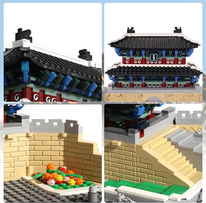 Oichy Namdaemun Model Building Kits, World Famous Architecture Building Blocks Set, Collection Namdaemun Toys Gifts Set for Adults and Kids(900 PCS)