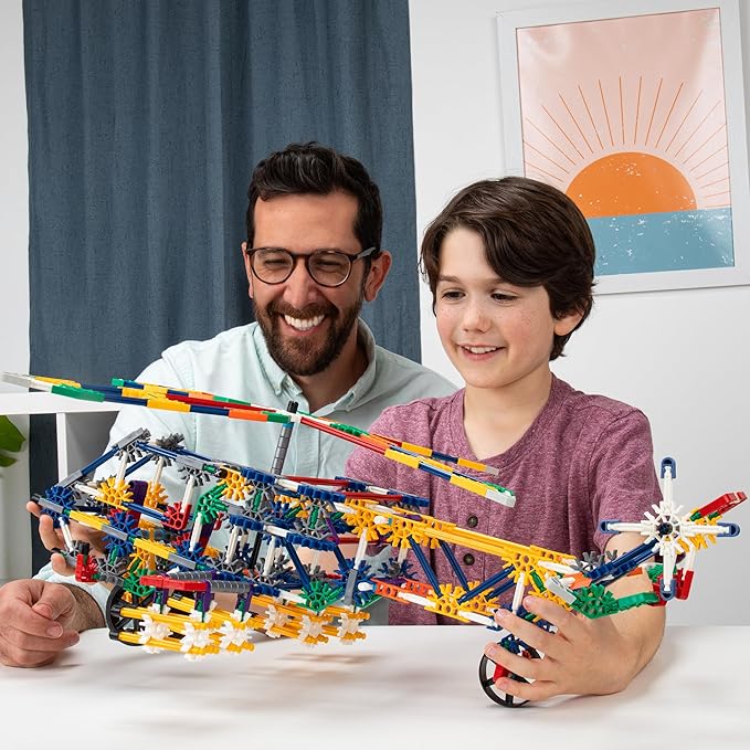 K'NEX - 100 Model Building Set ‚ 863 Pieces, STEM Building, Kid Construction Set‚ Ages 7+