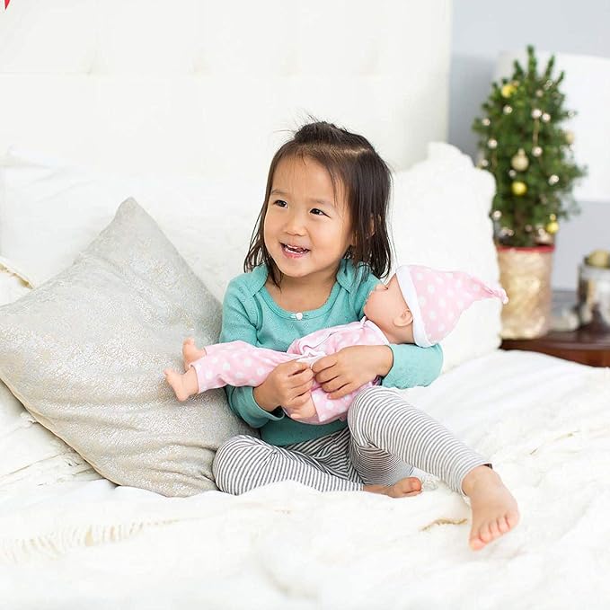 Melissa & Doug Mine to Love Twins Luke & Lucy 15” Light Skin-Tone Boy and Girl Baby Dolls with Rompers, Caps, Pacifiers - First Baby Dolls For Toddlers 18 Months And Up