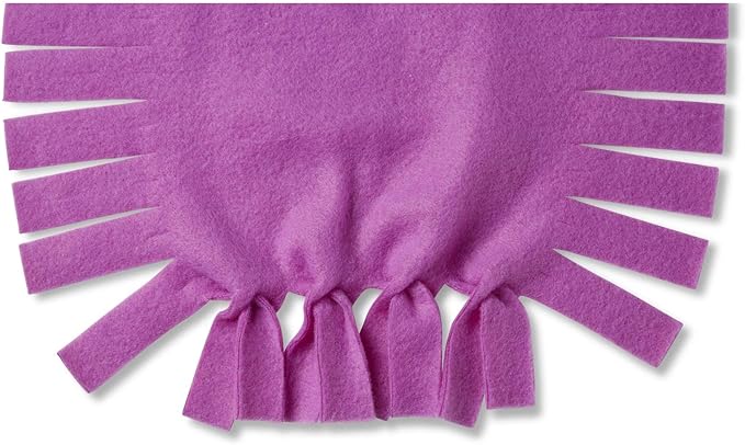 Melissa & Doug Created by Me! Butterfly Fleece Quilt No-Sew Craft Kit (48 Squares, 4 feet x 5 feet)