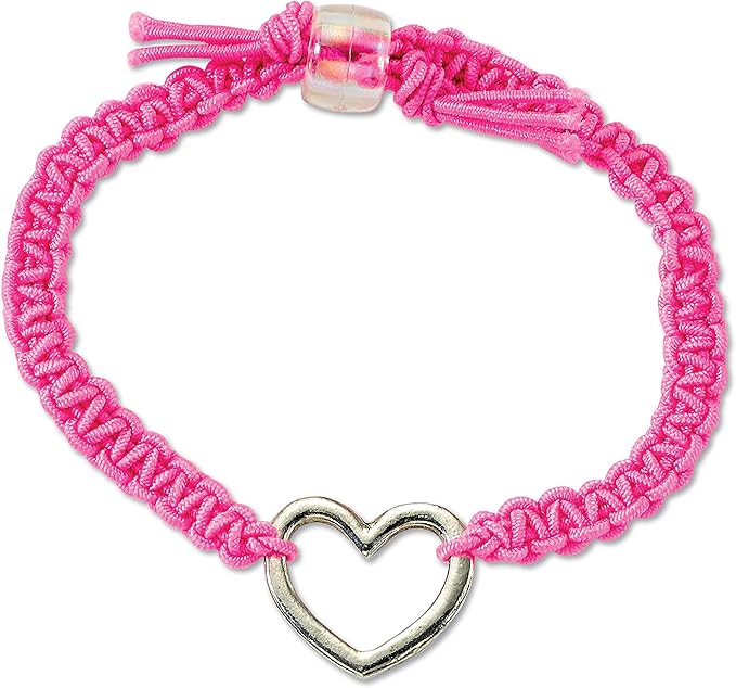 Creativity for Kids Friends Forever Bracelet Craft Kit - Create DIY 6 Friendship Charm Bracelets - Complete Kids Jewelry Kit