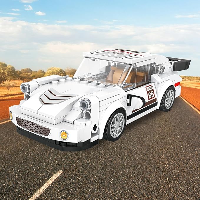 Super Car Models Building Kit, Building Blocks Kit Racing Toy Cars Collectible Gifts for Adult Kids 6+(332 PCS) 88018