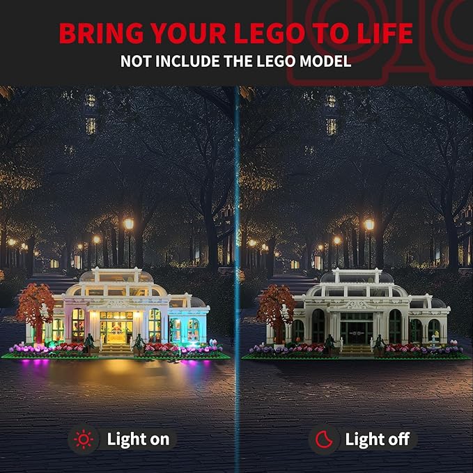 BRIKSMAX 2.0 Light Kit for Lego Botanical Garden -Innovative Lighting Kit Compatible with Lego Ideas 21353 - Not Included Lego Set