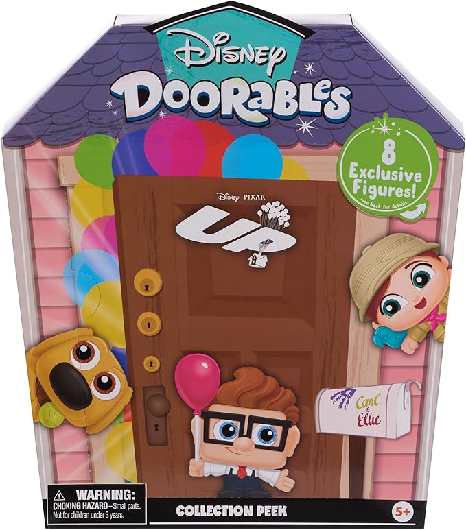 Disney Doorables UP Collector Pack, Collectible Blind Bag Figures, Kids Toys for Ages 5 Up, Amazon Exclusive