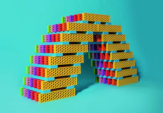 Tegu 40 Piece Perfect Blocks Building Set Green & Blue (Amazon Exclusive)