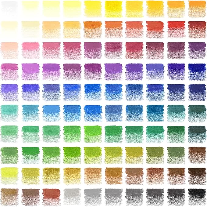 ARTEZA 100 Colored Pencils for Kids, 50 Double-Sided Pre-Sharpened Coloring Pencils for Kids for Drawing and Sketching