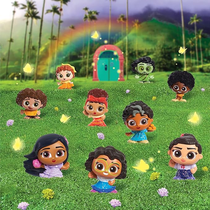 Disney Doorables Encanto Collection Peek, 9 Collectible Figurines in a Casa Madrigal-Themed Box, Kids Toys for Ages 5 Up by Just Play