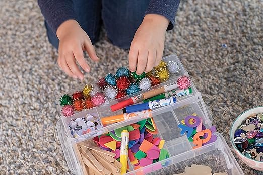 Creativity Street Premium Wood Craft Sticks, Natural, Pack of 1000, 4-1/2 X 3/8 X 1/2 in