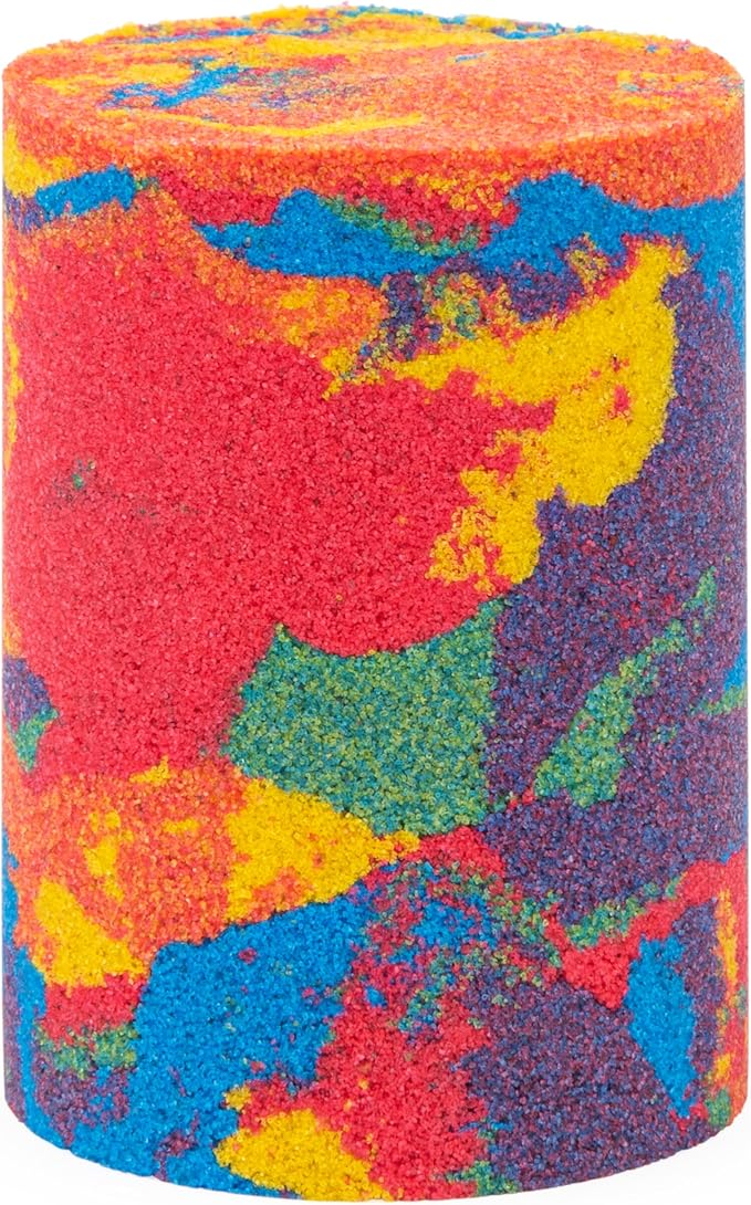 Kinetic Sand, Rainbow Mix Set with 3 Colors of Kinetic Sand (13.5oz) and 6 Tools, Play Sand Sensory Toys for Kids Ages 3 and up