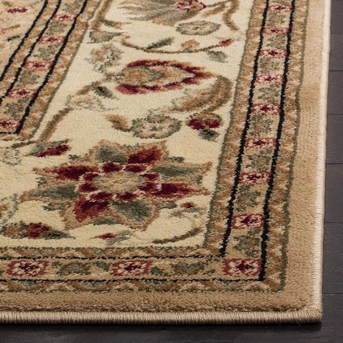 SAFAVIEH Lyndhurst Collection Runner Rug - 2'3" x 18', Beige & Ivory, Traditional Oriental Design, Non-Shedding & Easy Care, Ideal for High Traffic Areas in Living Room, Bedroom (LNH212D)
