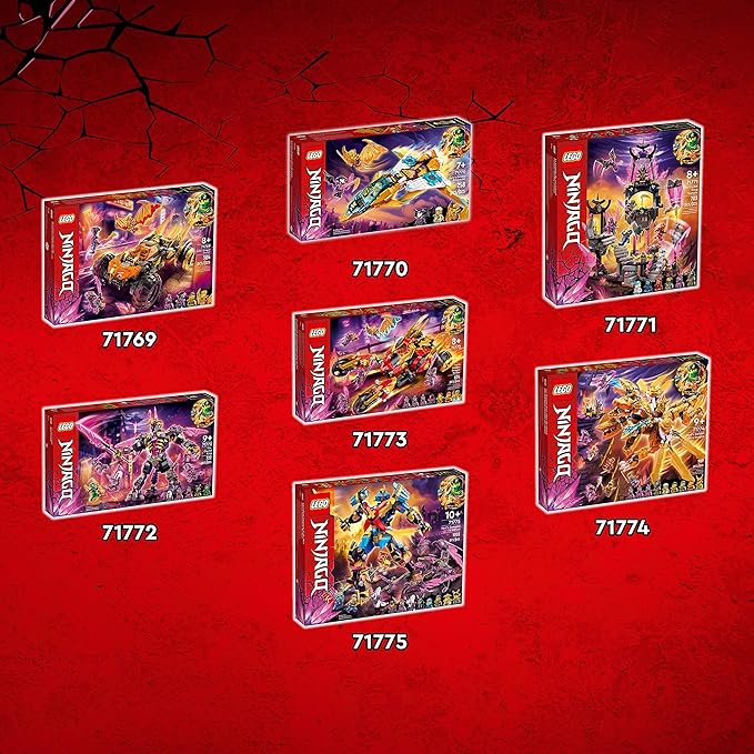 LEGO NINJAGO Jay's Golden Dragon Set, 71768 Toy Motorcycle with Dragon, Spider Figure and Jay Minifigure, Birthday Gift Idea for Kids 7 Plus