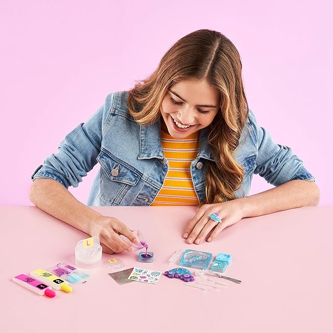 Sweets Jewelry Pack - Quick & Easy DIY Resin Inspired Craft Activity Kit for Kids Ages 7 & Up, Multicolor (10876)
