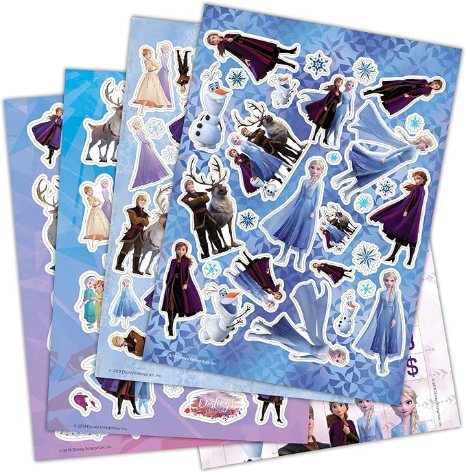Disney Frozen 2 Create-a-Scene Sticker Pad and Sticker Scenes 46033, Multicolor