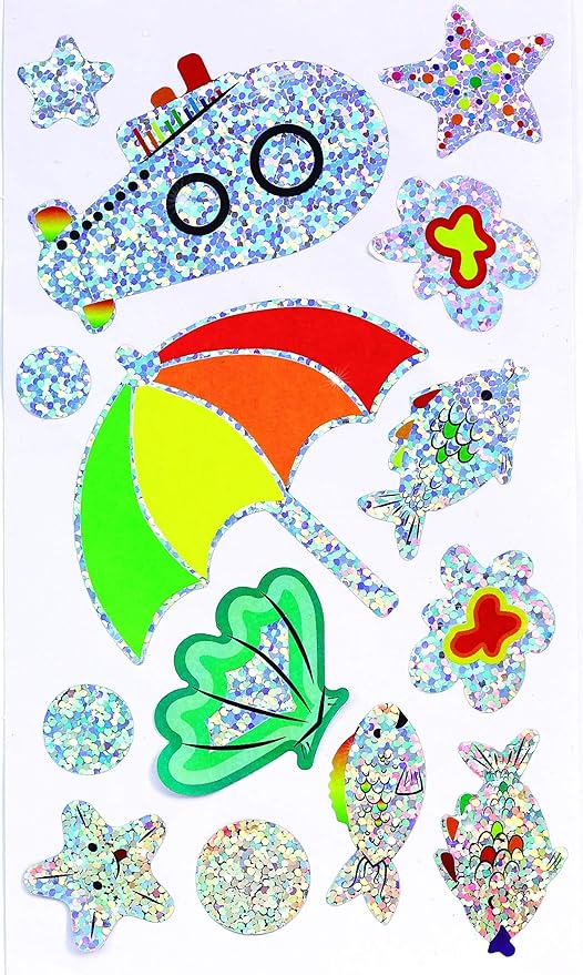 Creativity For Kids Sensory Sticker Playset - Magical Undersea Adventures - 50+ Sensory Stickers and Scenes - Gifts for Boys and Girls Ages 4+