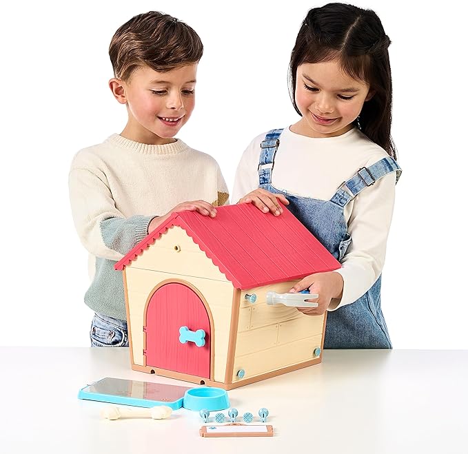 Little Live Pets My Puppy Interactive Plush Toy & Kennel. 25+ Sounds & Reactions. Name Your Puppy and Surprise! It Appears! Gifts for Kids Ages 5+