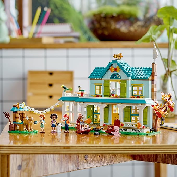 LEGO Friends Autumn's House 41730, Dolls House Playset with Accessories, Toy Horse & Mia Mini-Doll, Toys for Girls and Boys 7 Plus Years Old, Birthday Gift Idea