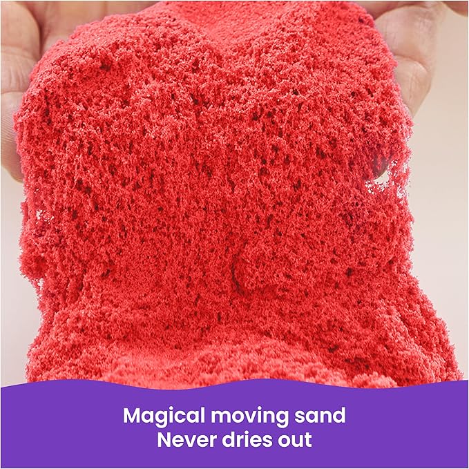 Kinetic Sand, 6lbs Mega Mixin’ Bag with Red, Yellow & Blue Play Sand, Sensory Toys for Kids Ages 3 and Up (Amazon Exclusive)