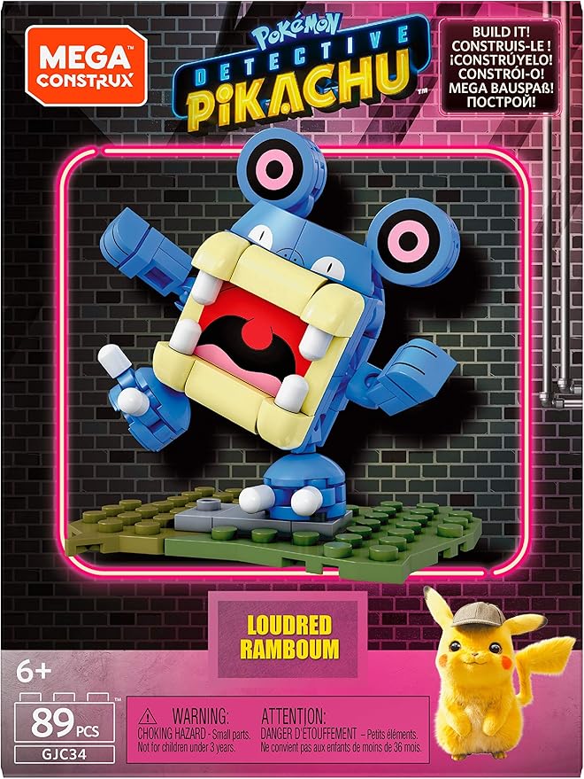 Mega Construx Pokemon Detective Pikachu Loudred