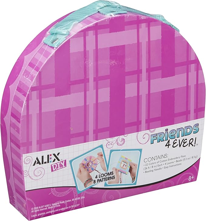 Alex DIY Friends Forever Bracelet Kit Kids Art and Craft Activity
