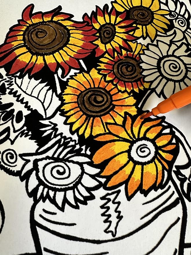 Sunflowers Small Size Picture 21 X 29.7Cm-Made in Italy